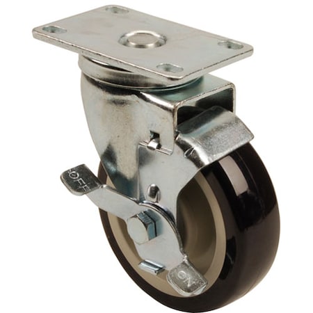 Franke Caster W/Brk 4" Plate For - Part# 614281 614281